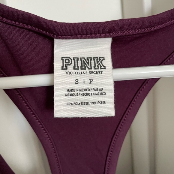Small Maroon Pink by Victoria Secret Athletic Tank Top - Picture 3 of 5